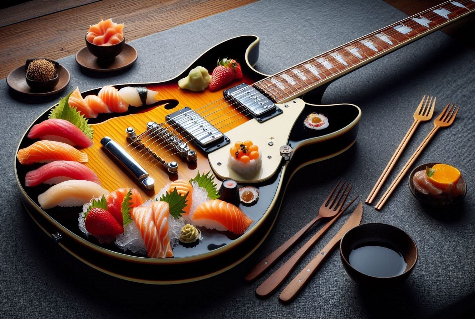 That's a stupid way to use.. an electrical guitar... 2