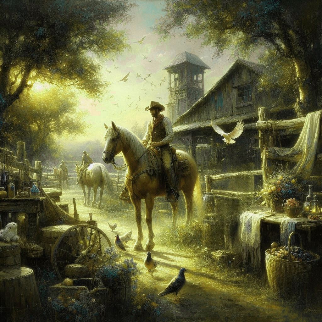 Hoofbeats on the Endless Prairie  by @Uwork