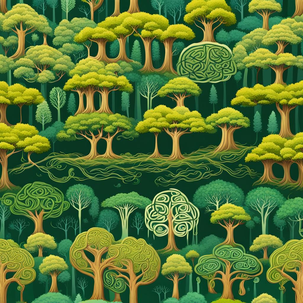 Celtic style trees