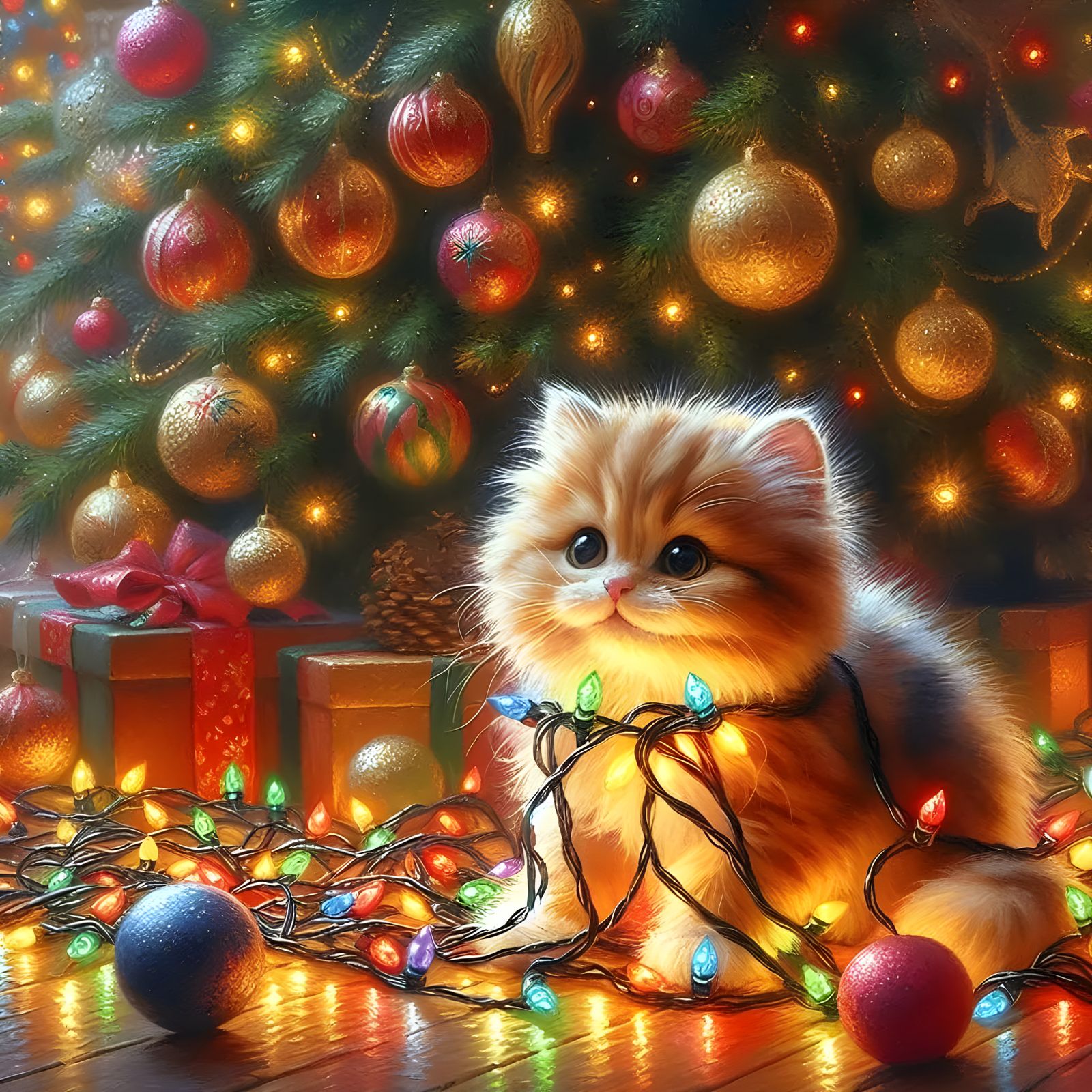 Christmas Cat #4