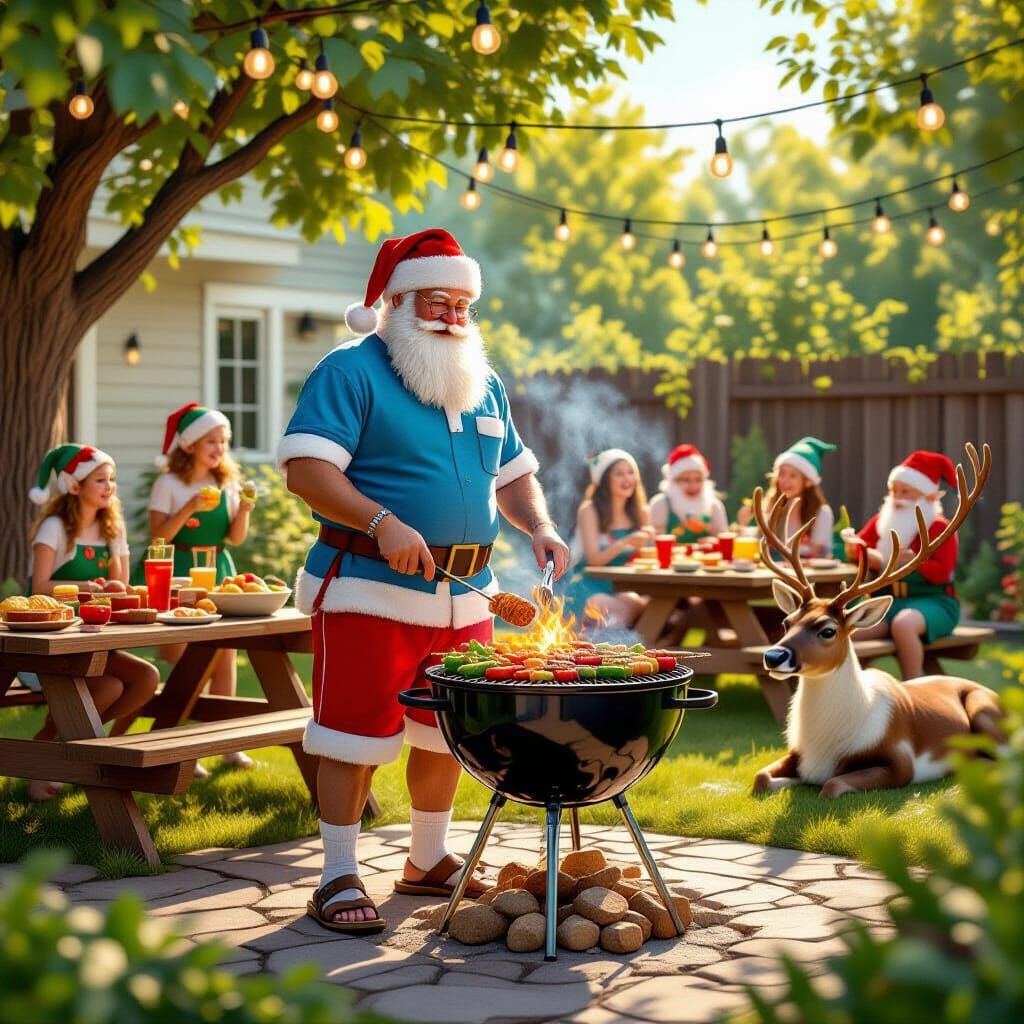 A relaxed summer backyard barbecue   by @Simos Chiras