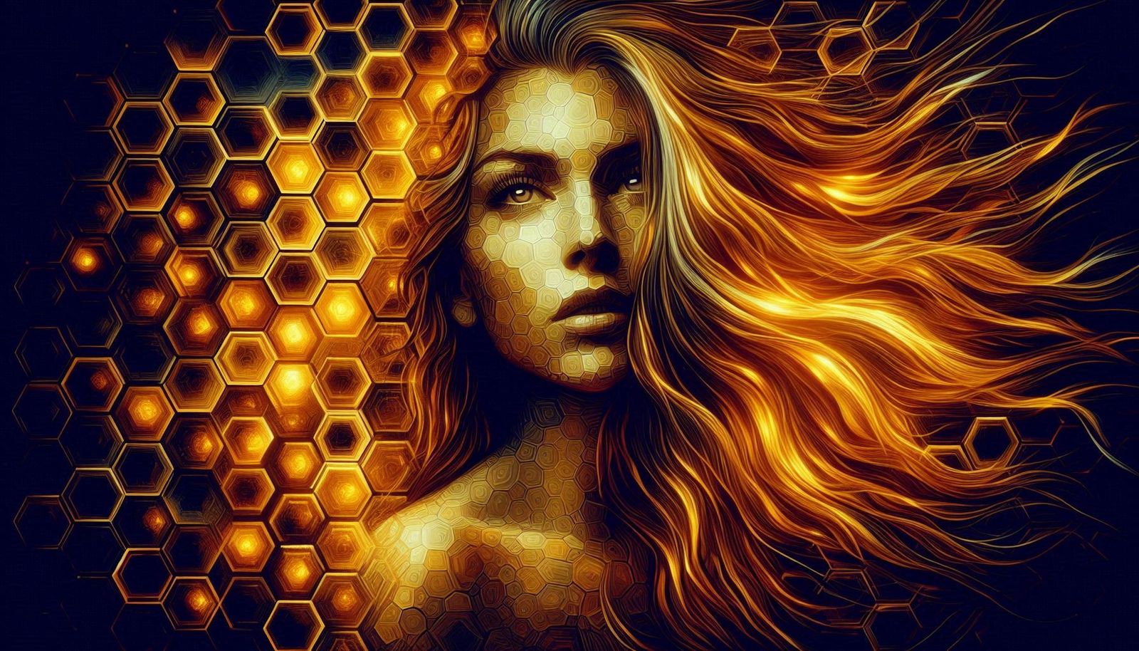 Blazing Grace 🌸🙏 Overlay Honeycomb