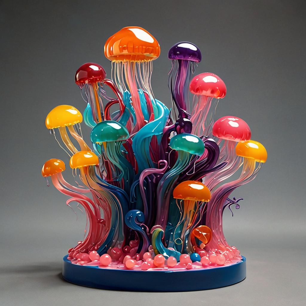 Jelly Sculptures  by @Dragontinkerluv