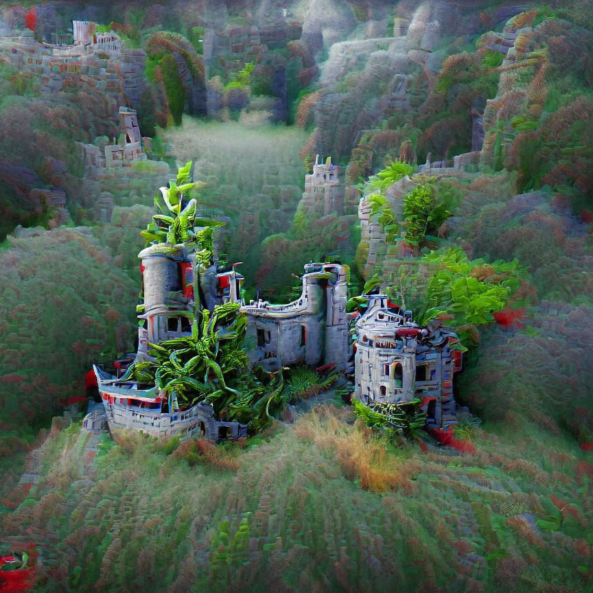 Overgrown castle