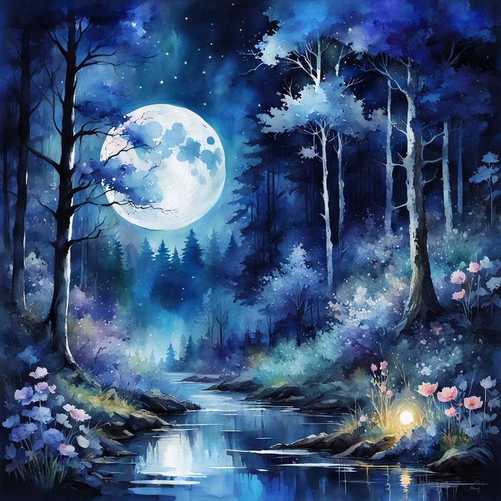 Moonlight sonata  by @annevibb