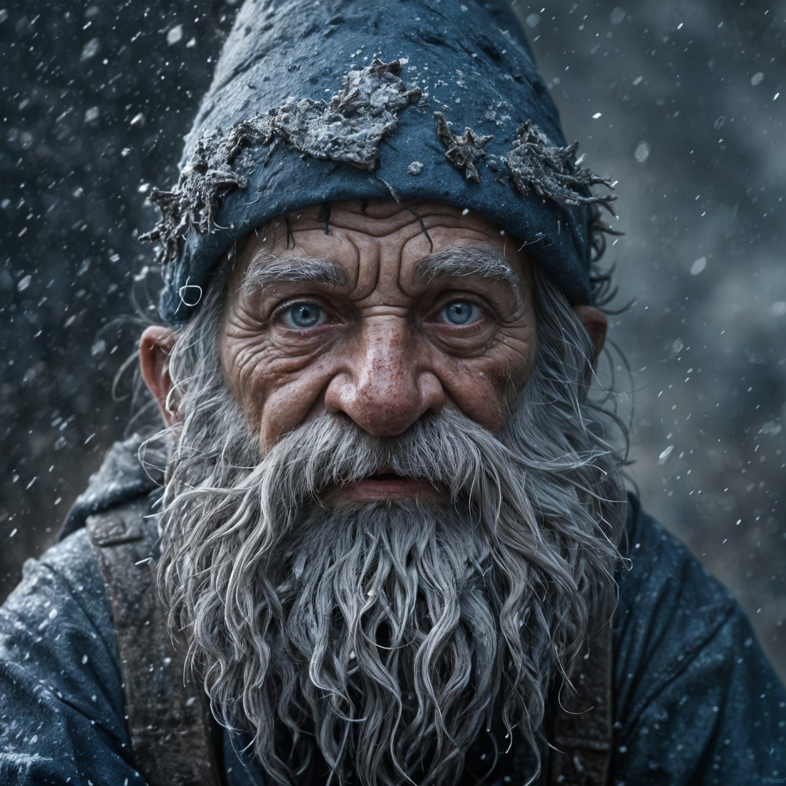 Frosty the Gnome-man  by @David Gotet