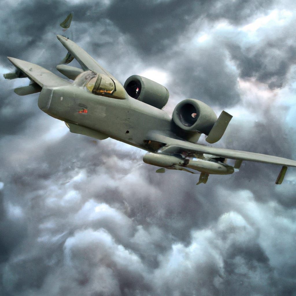 A-10 Warthog - AI Generated Artwork - NightCafe Creator