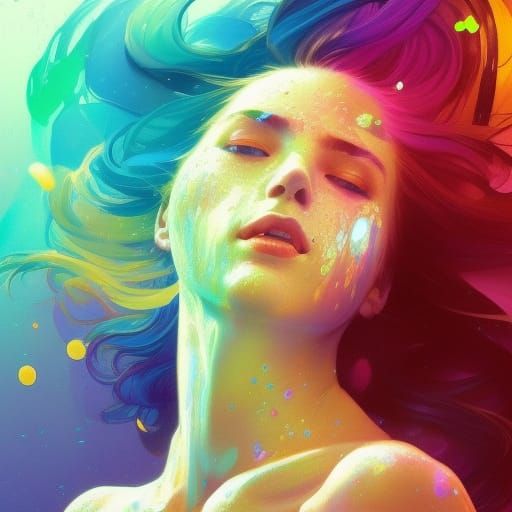 Blessed with Colour - AI Generated Artwork - NightCafe Creator