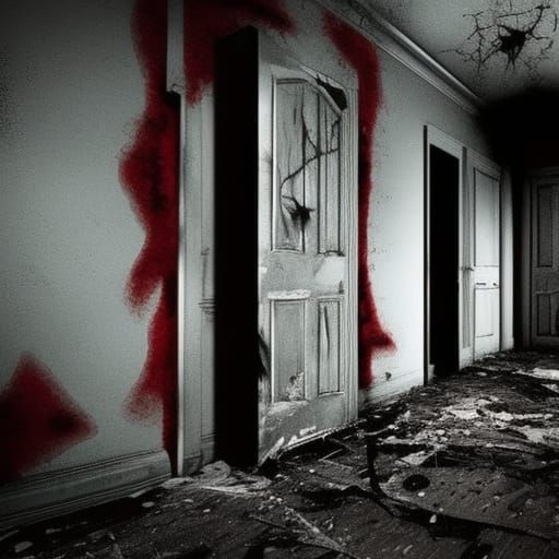 in the halls of the haunted abandoned pinecliffe insane asyl...