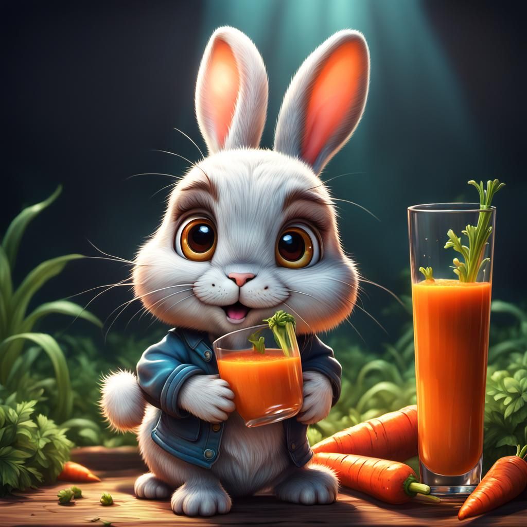 happy-rabbit-drinking-carrot-juice-ai-generated-artwork-nightcafe