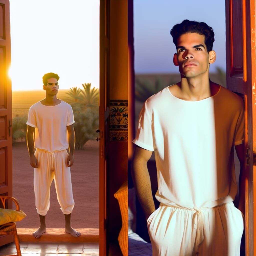 Morning in the desert