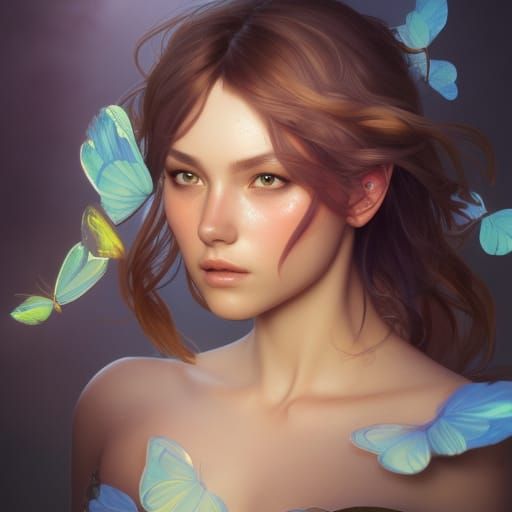 butterfly girl