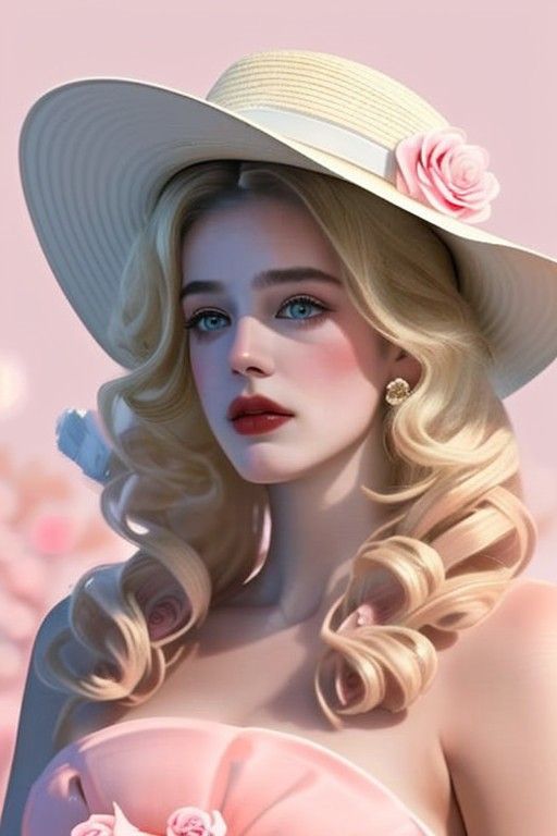 A young Caucasian woman