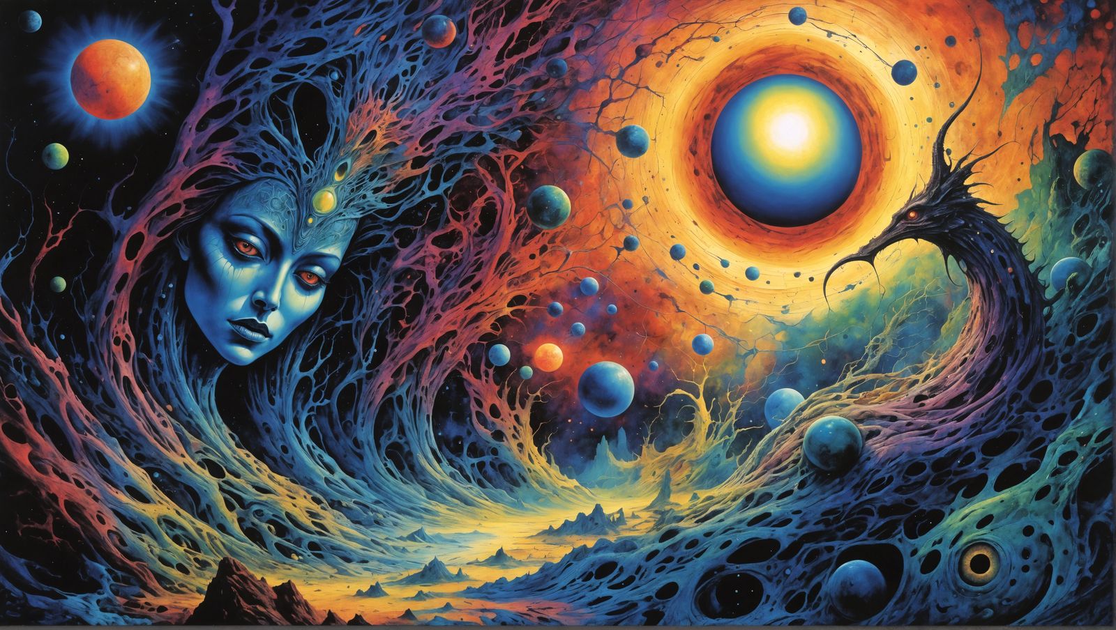 Through The Black hole Of My Mind