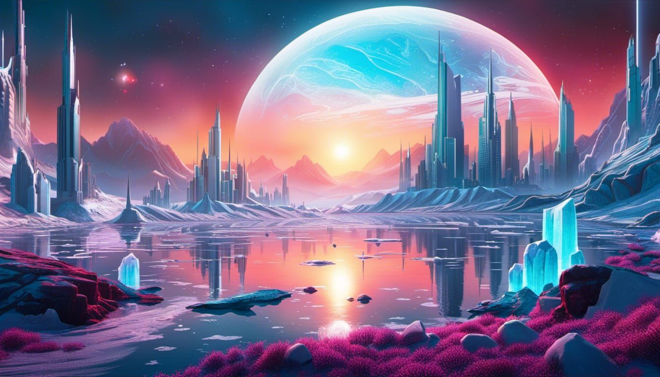 Neptune Colony 2123 - AI Generated Artwork - NightCafe Creator