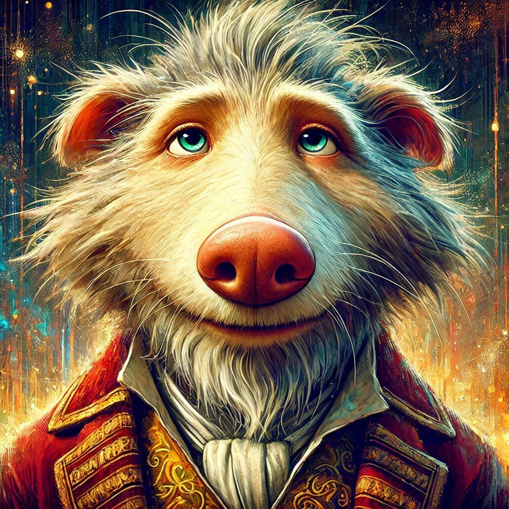 adorable fairy-tale fantasy creature portrait..