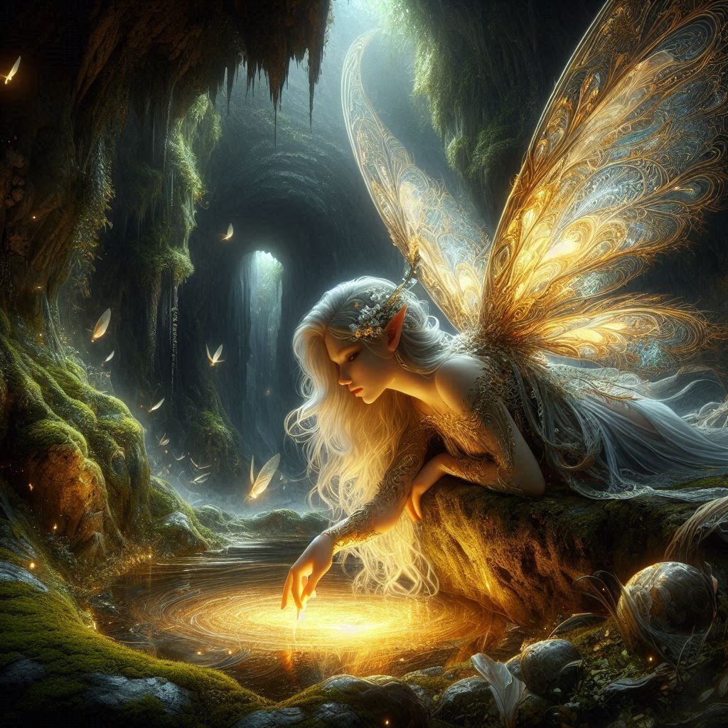 Fairy and magic pool