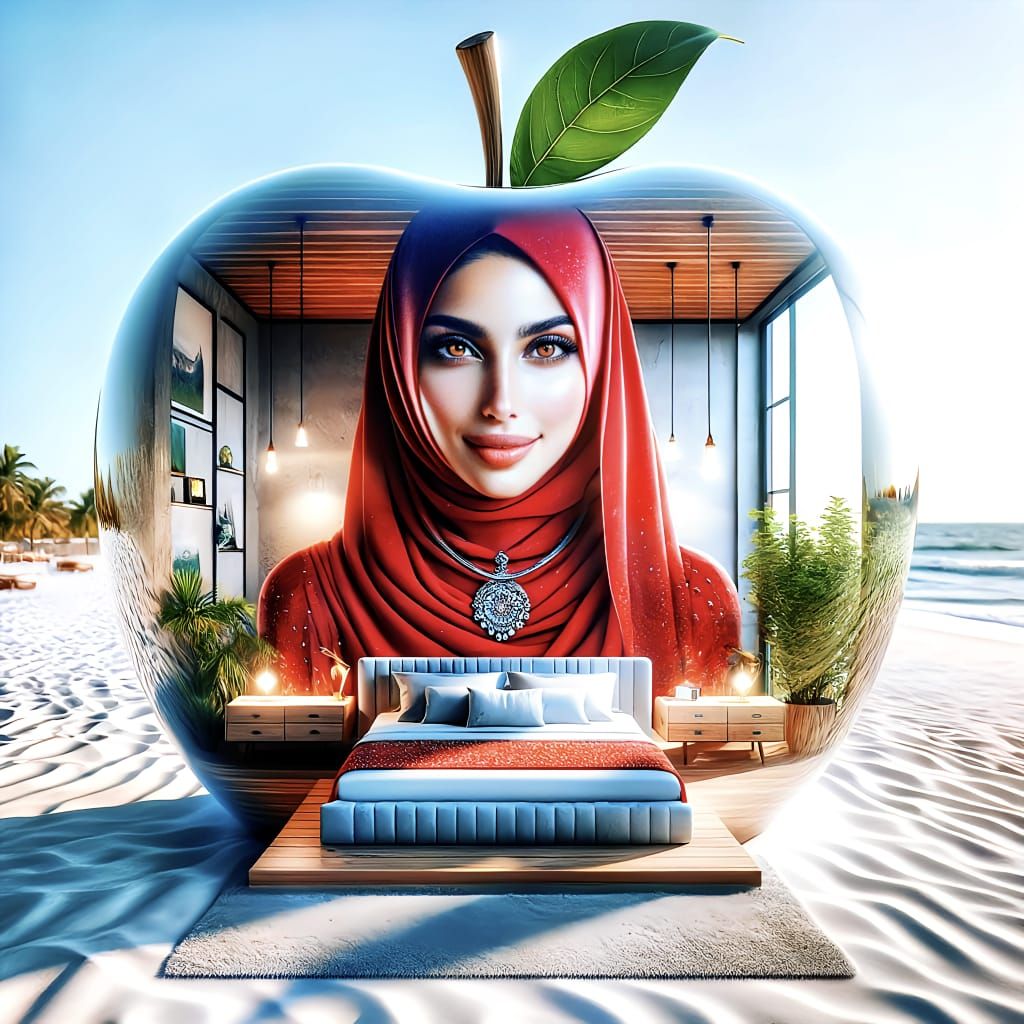 Eden's Reflection: The Portrait of Serenity