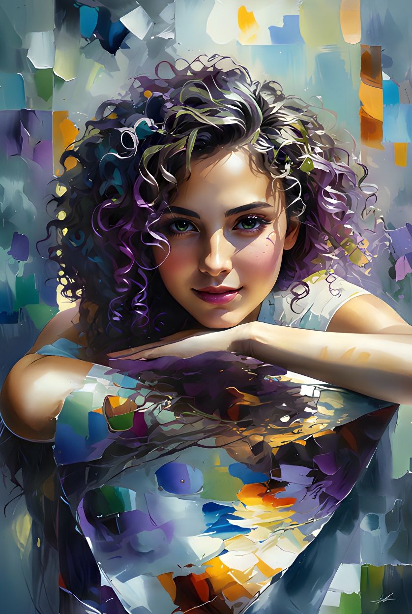 oil paint / portrait