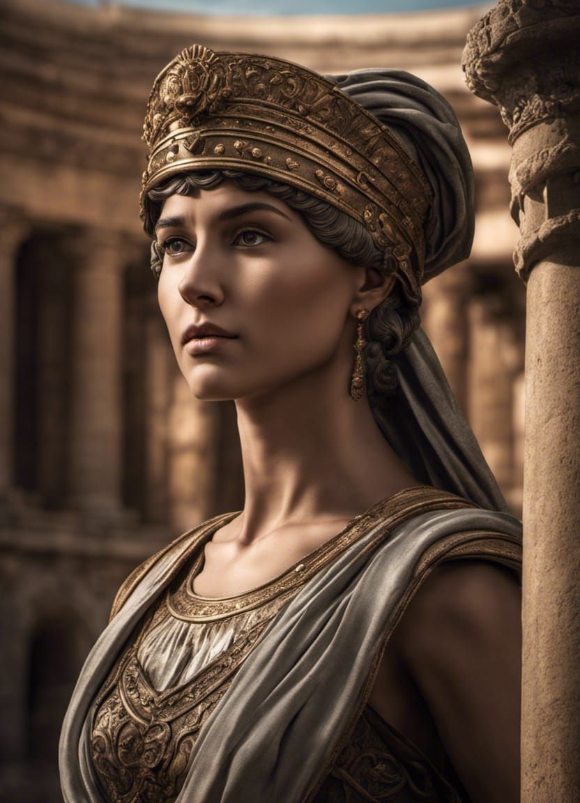 Ancient Roman female citizen 006