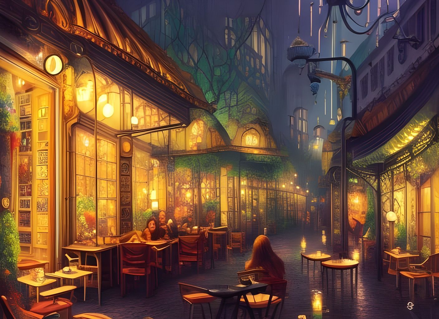 Night Cafe - AI Generated Artwork - NightCafe Creator