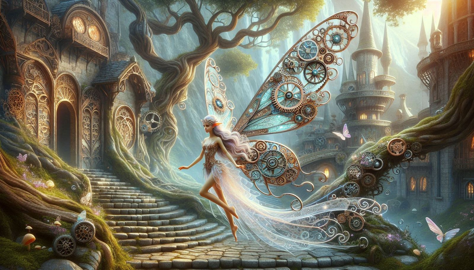 Beautiful Steampunk Fairy