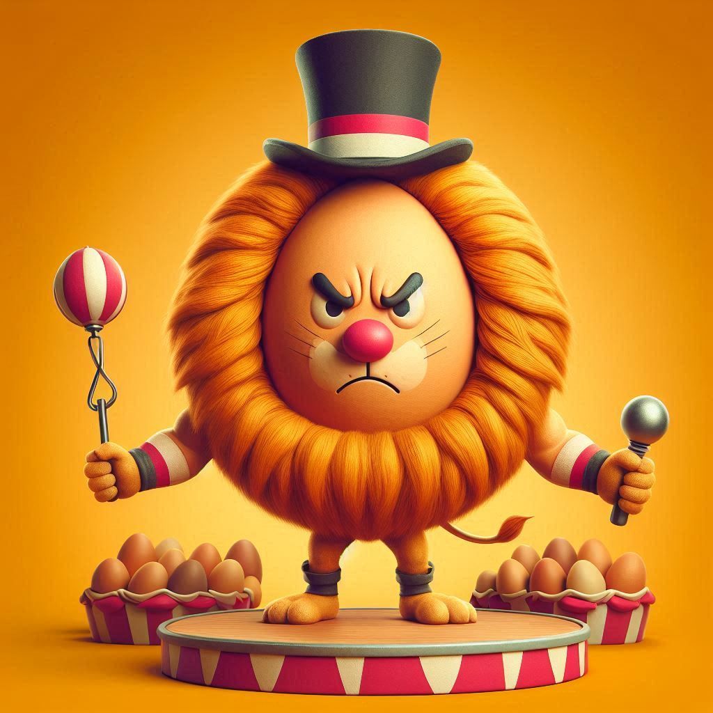 Angry Egg at the Circus 🎪