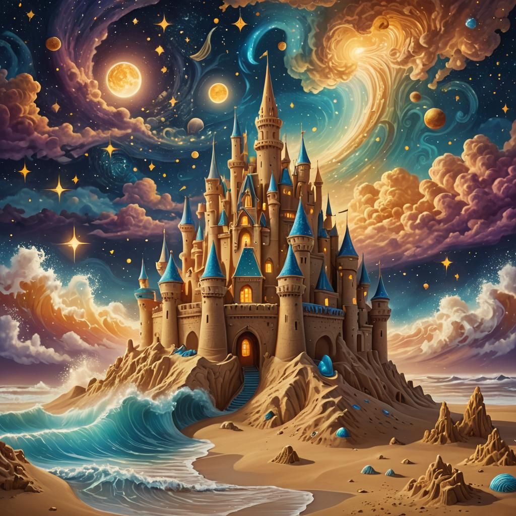 Sand Castle  by @Tasmaniac01