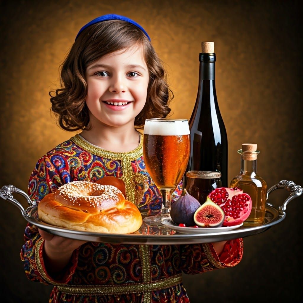 Joyful Purim Celebration with Colorful Delights