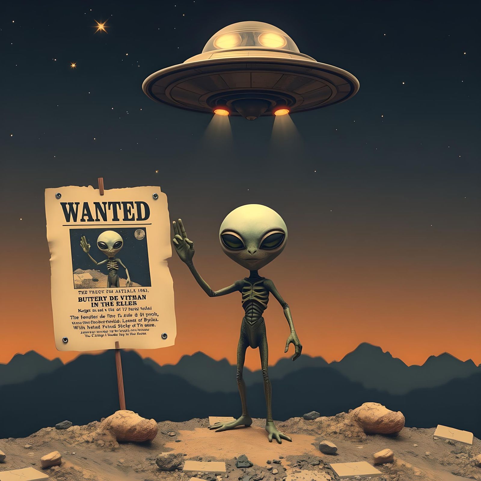 Interstellar Wanted Posters  by @Vvibes