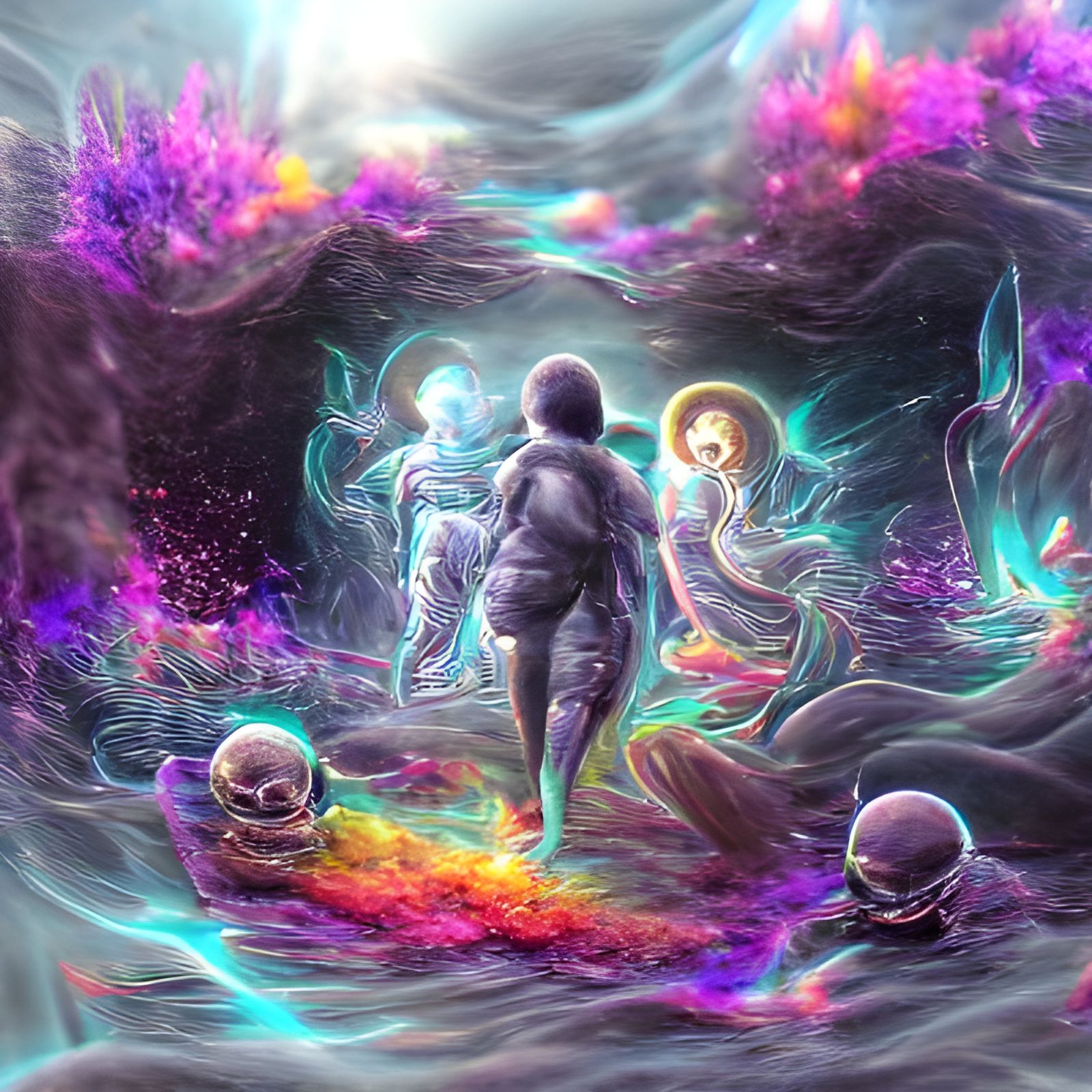 Souls exiting bodys