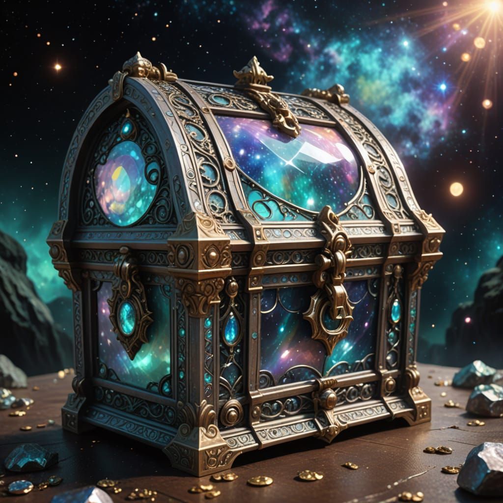 Celestial Treasure Chest  by @JollyNewt