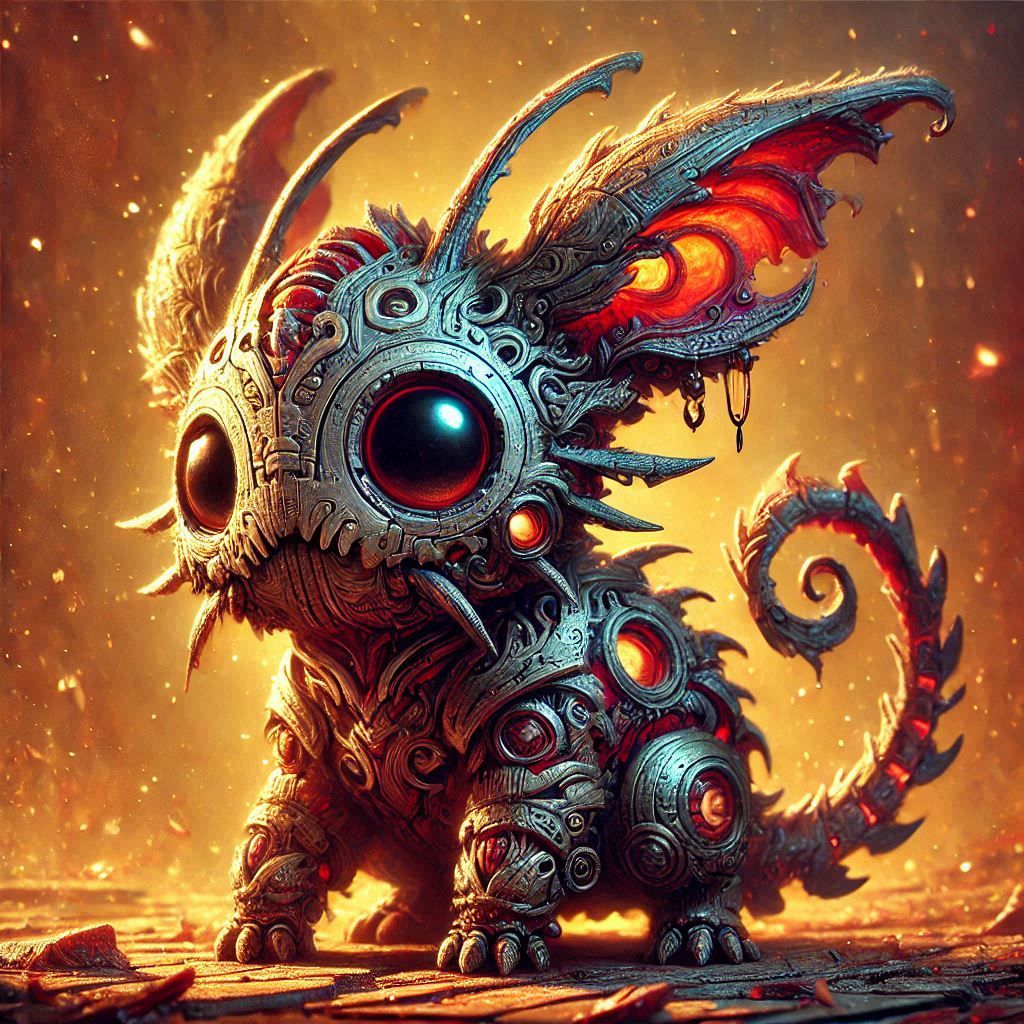 adorable fairy-tale fantasy creature portrait..