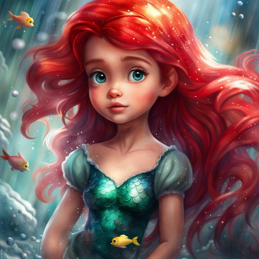 Young Ariel - AI Generated Artwork - NightCafe Creator