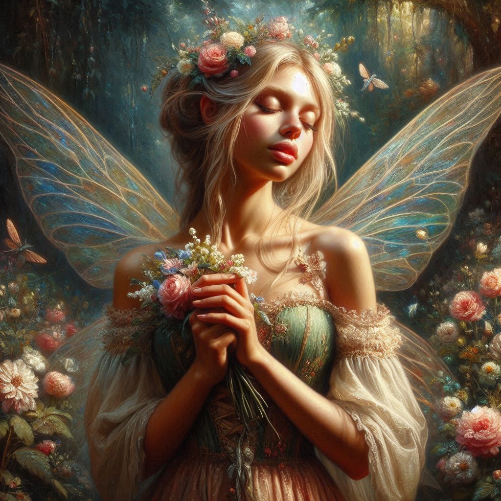 Fairy & flowers