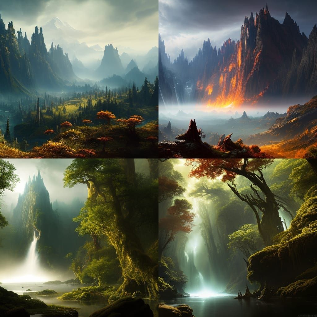 Verdant and Ruby Mists