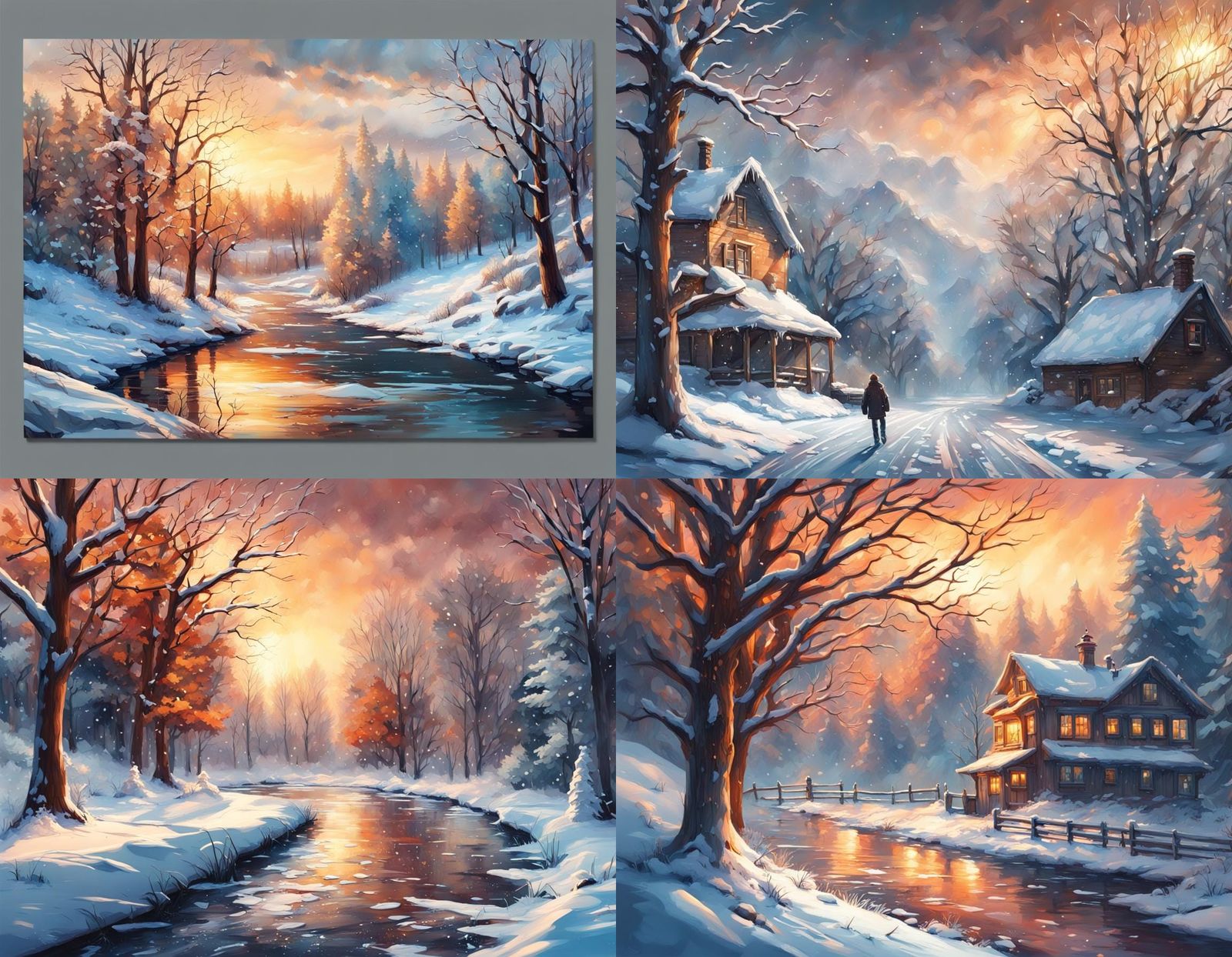 Frozen river