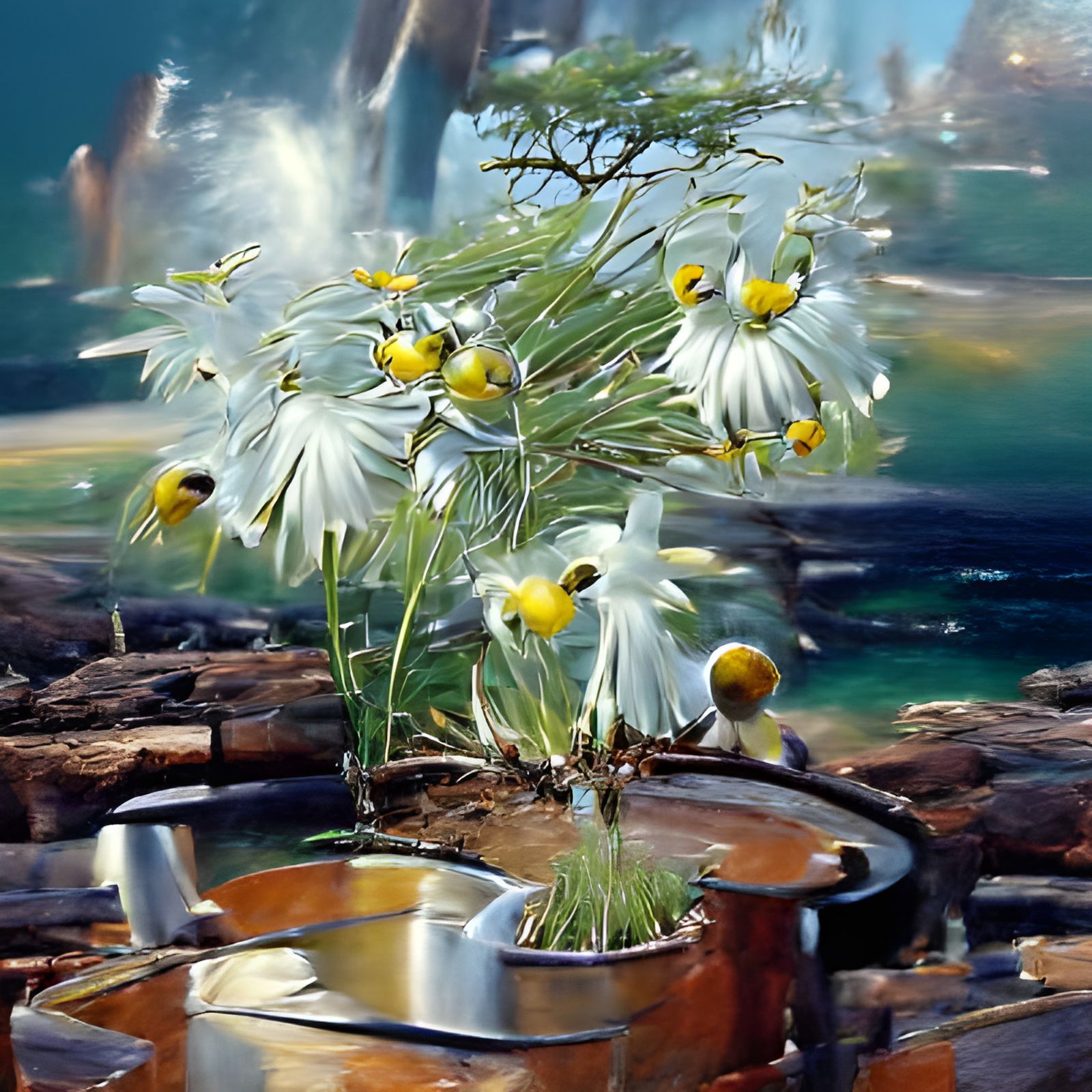 dane life tree  excitement garden camomile