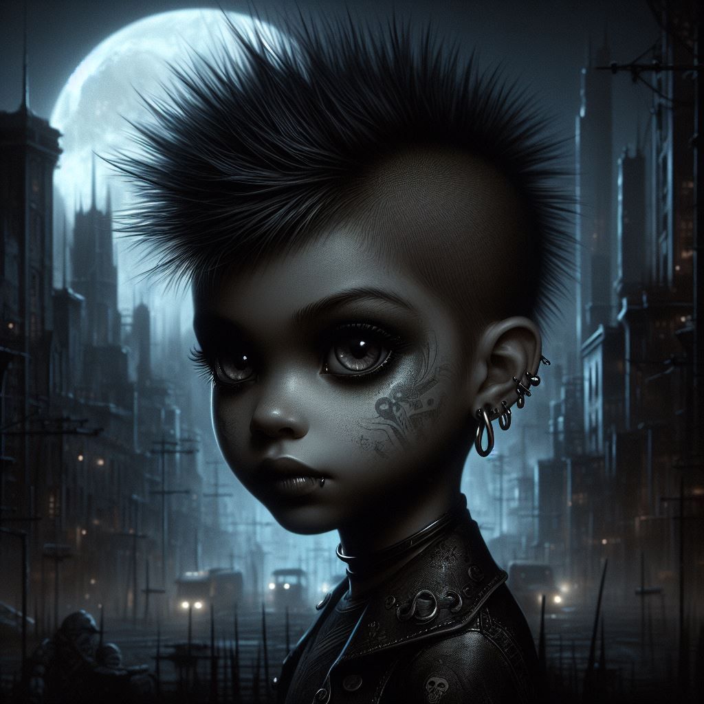 Futuristic Punk Beauty