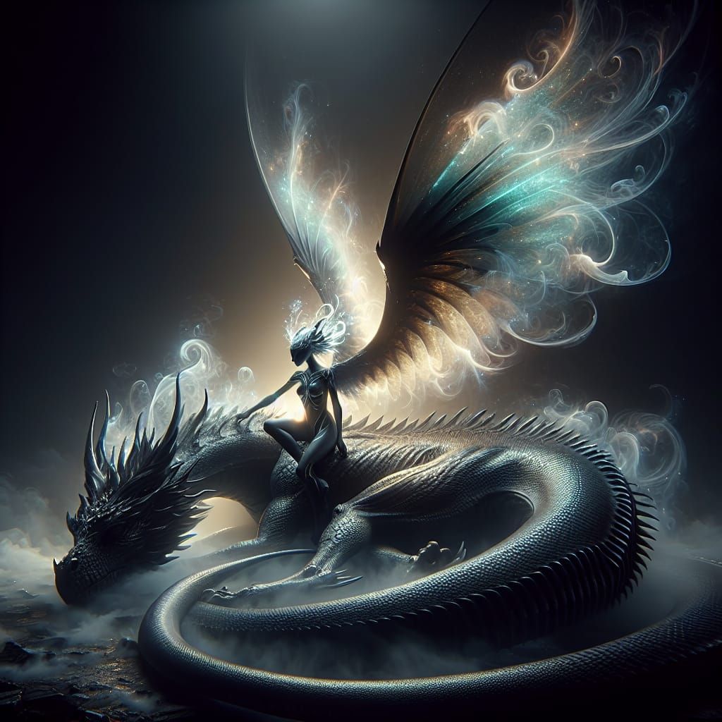 The darkest fairy  by @Nednut4362