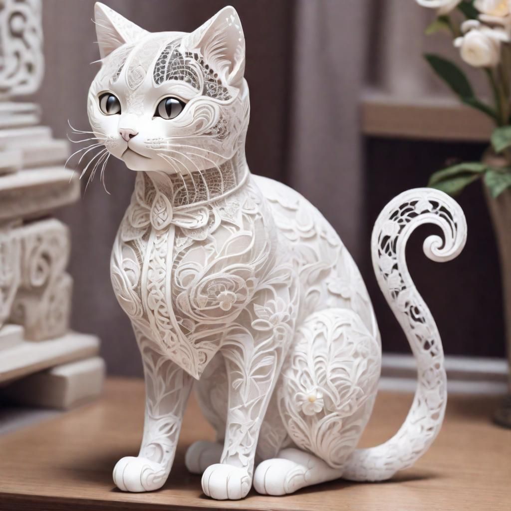 Lace Cat  by @Maarten Smeets