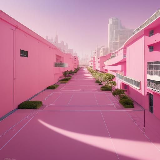 Brain fitness in the style of light pink and magenta, david ...