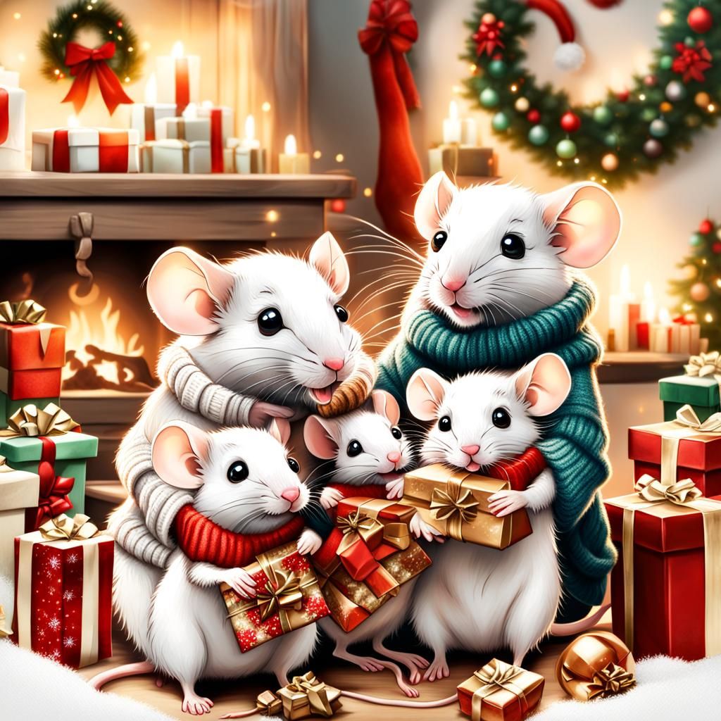 A mousy Christmas   by @Boredkingdom