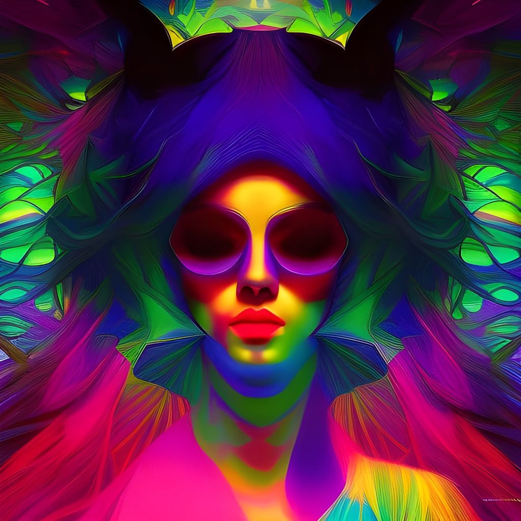 Mashup Beauty 11 (happy Accidents Series) - Ai Generated Artwork 