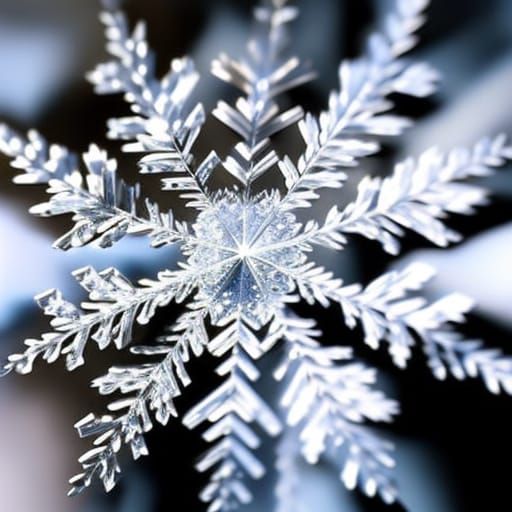 Snowflake - AI Generated Artwork - NightCafe Creator