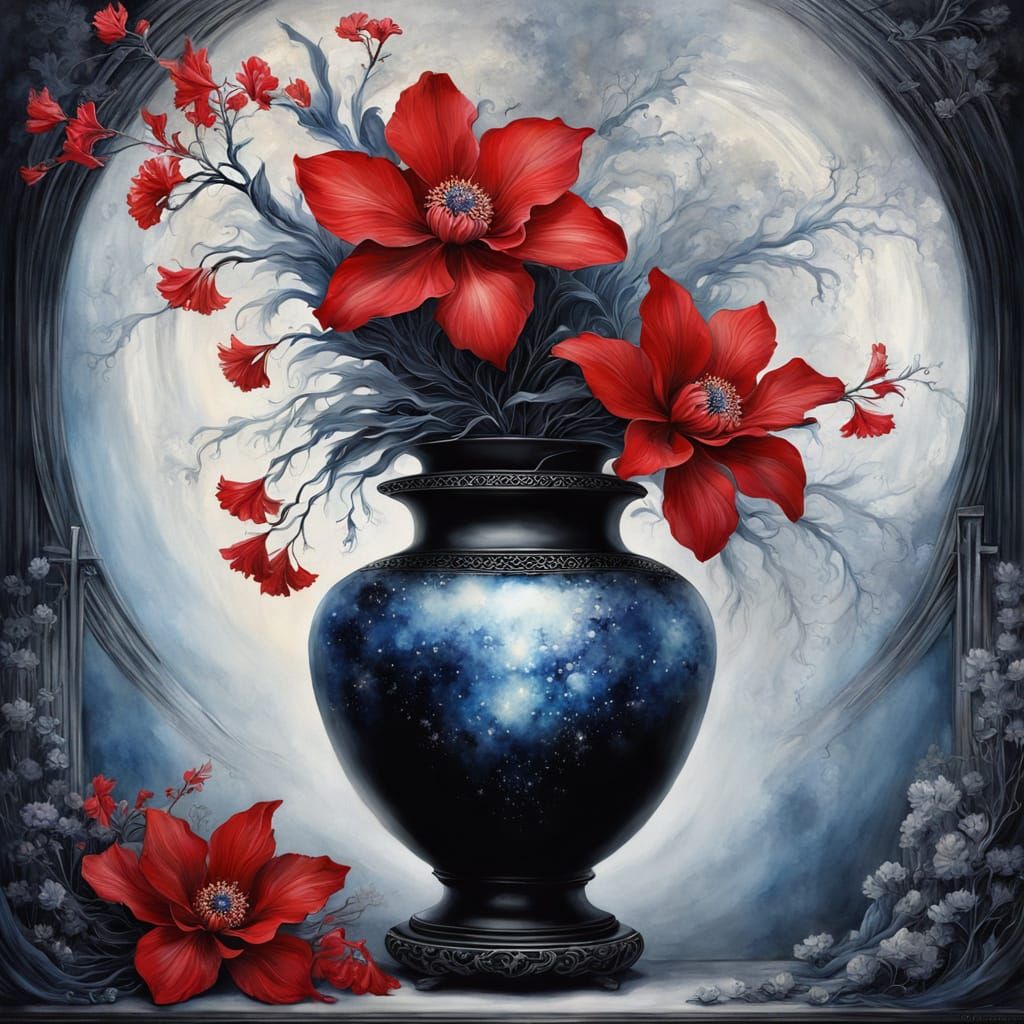 Still life with flowers  by @Crystalline