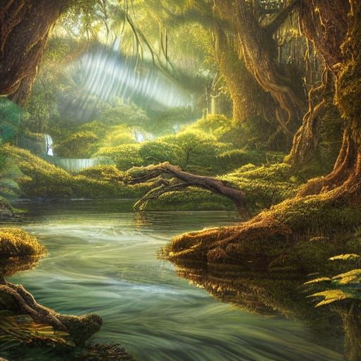 נוף טבע בראשיתי קסום