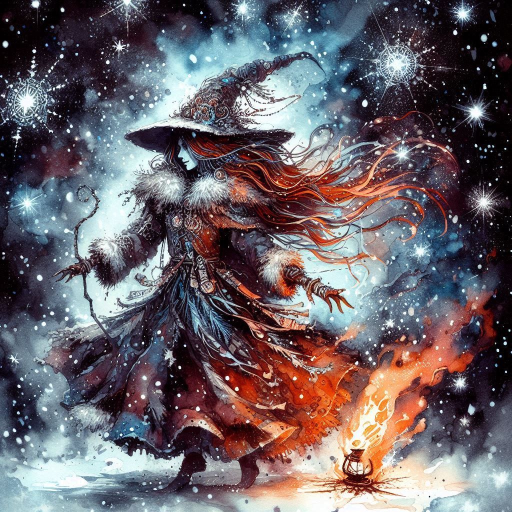 Fey Winter Witch - 2