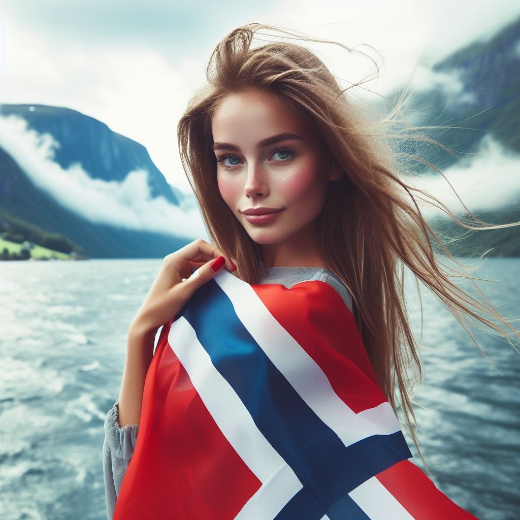 A Norwegian girl.