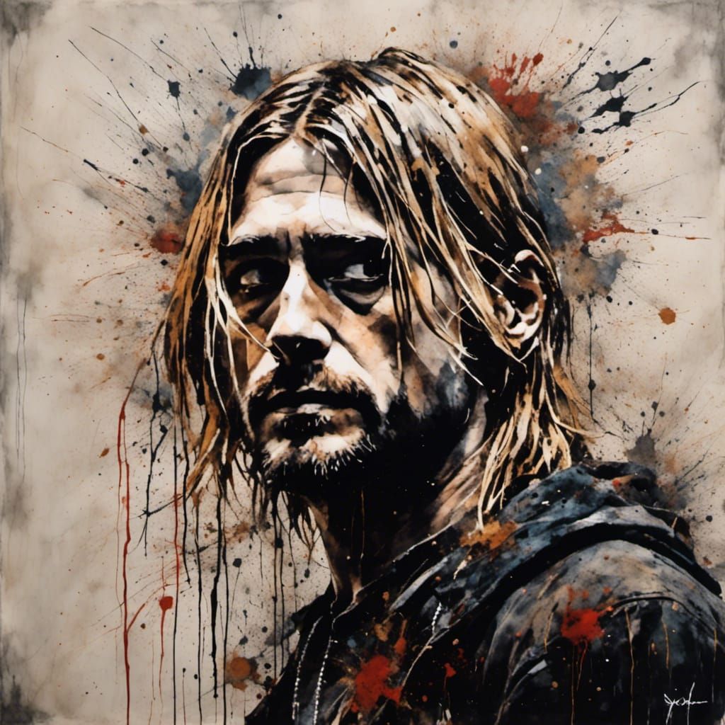 Kurt Cobain - AI Generated Artwork - NightCafe Creator